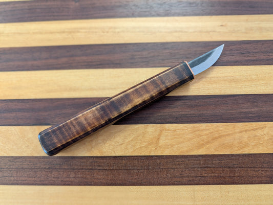 Carving Knife, Curly Maple (A)
