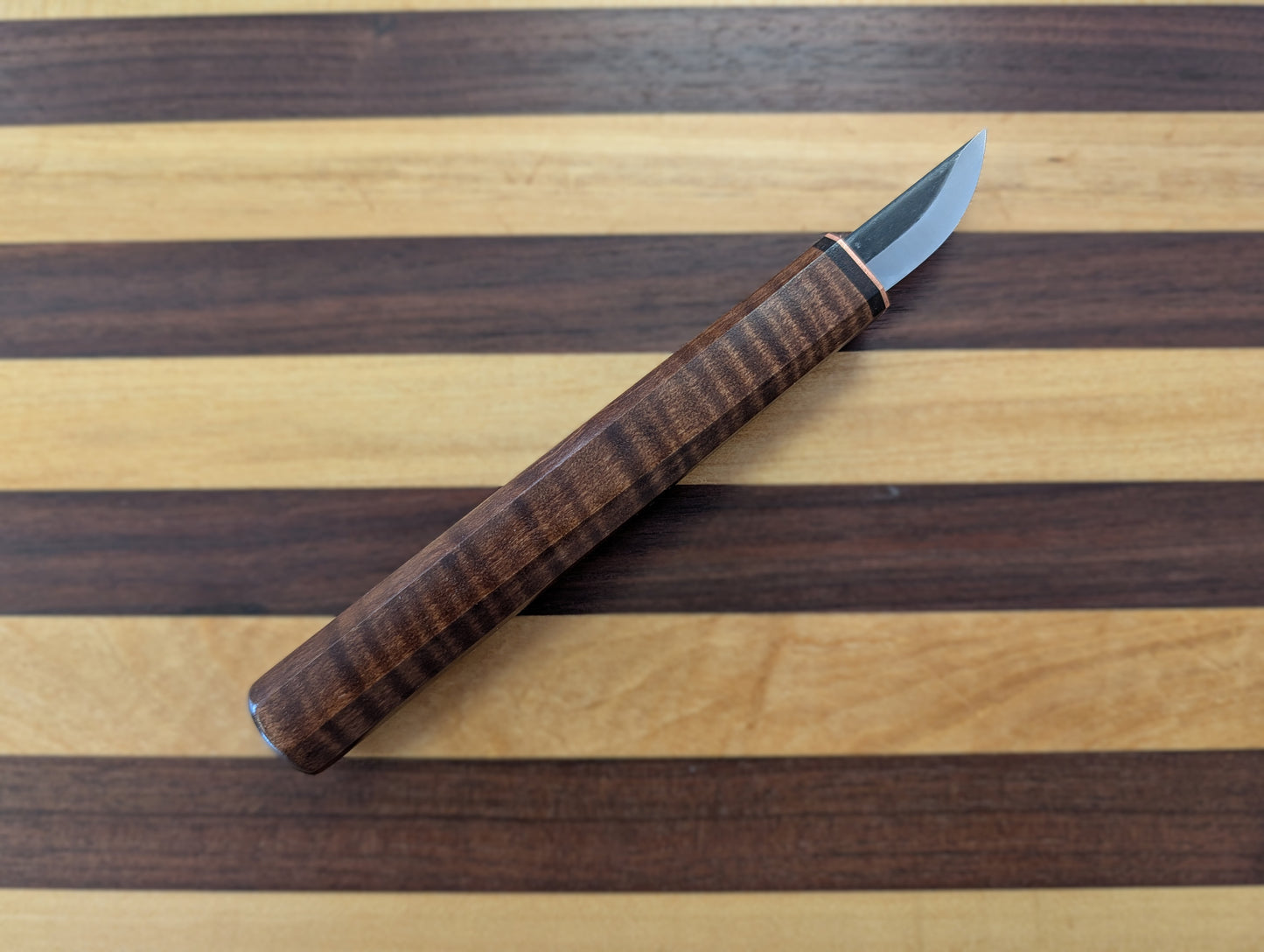 Carving Knife, Curly Maple (B)