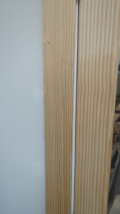 Oak Door Harp - Moon and Stars Soundholes